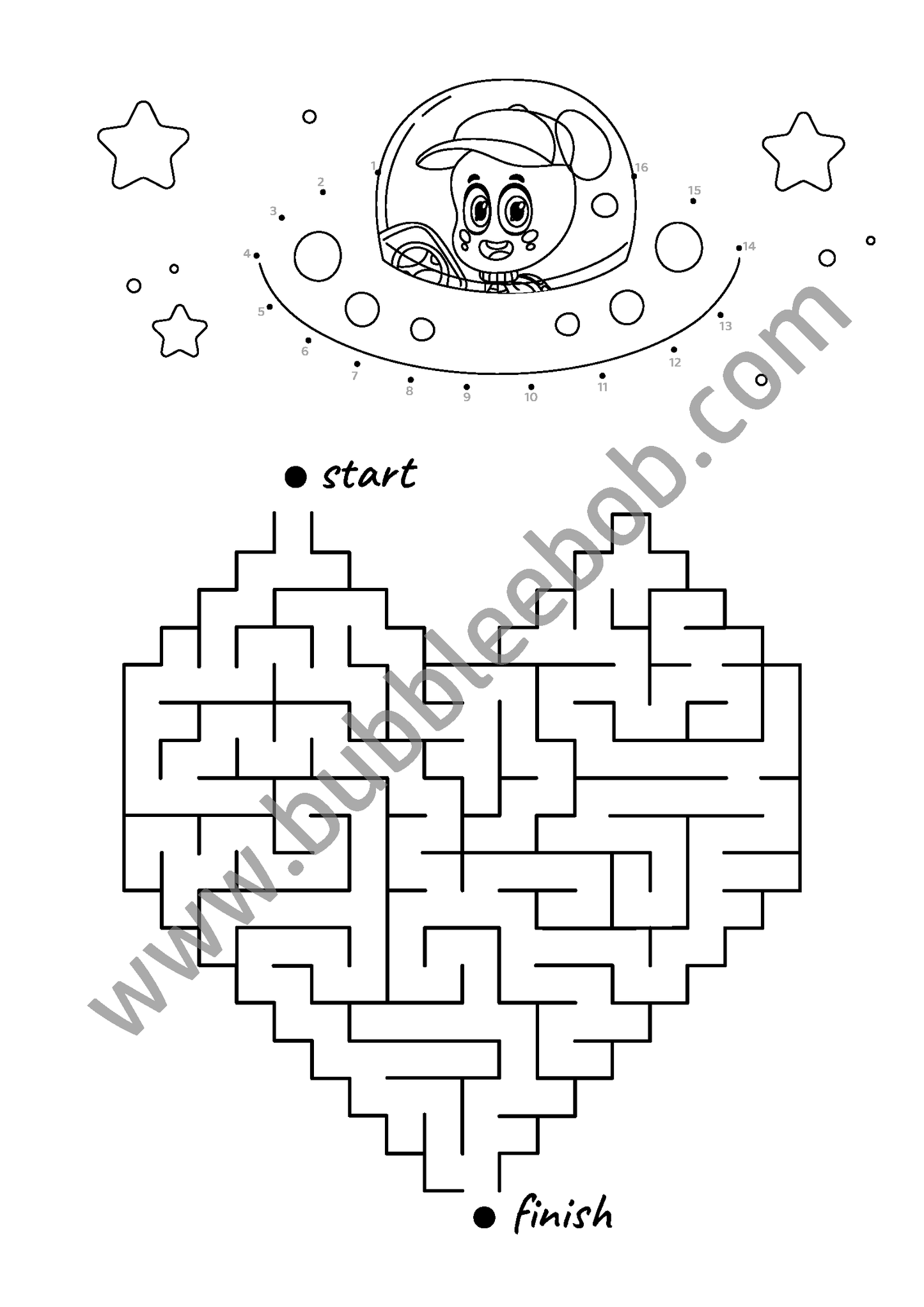 Find the Way. Pen Control and Tracing. Digital Edition.