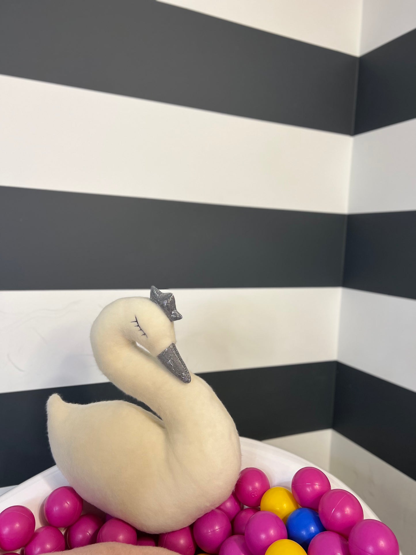 Handmade 45cm Swan Toy