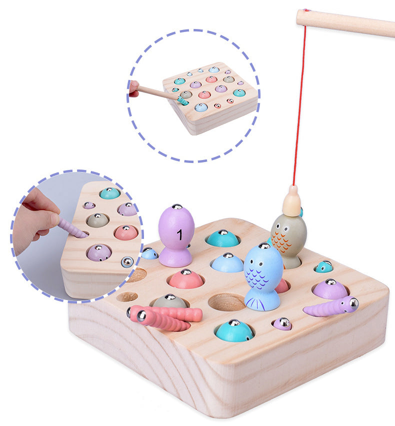 Wooden Magnetic Fishing Toy